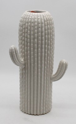 Lot 163 - A large modern white glazed vase in the form...