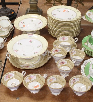 Lot 166 - A Victorian Copeland part dessert service, on...