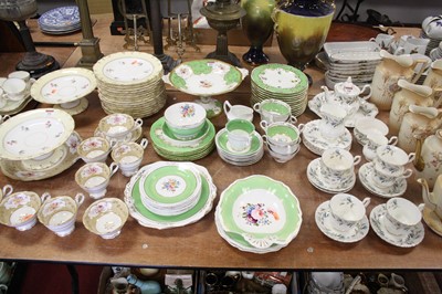 Lot 167 - A Victorian Coalport style part dessert...