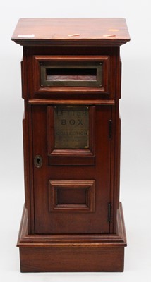 Lot 176 - A reproduction hardwood country house type...