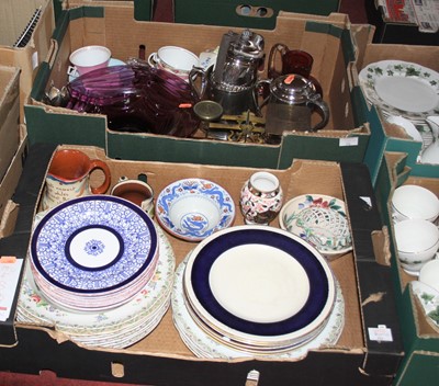 Lot 206 - Two boxes of miscellaneous items to include...