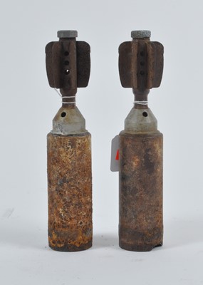 Lot 27 - Two military WWII -  MkII smoke mortar...