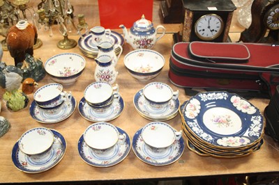 Lot 93 - A Booth's Lowestoft Border pattern tea service;...