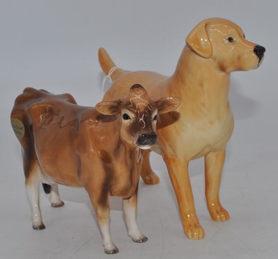 Lot 193 - A Beswick model of a labrador, No.1548, golden...