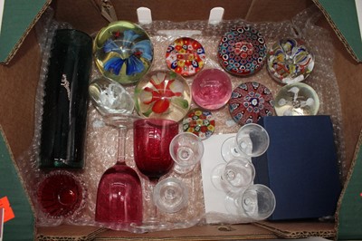 Lot 248 - A collection of glassware, to include...