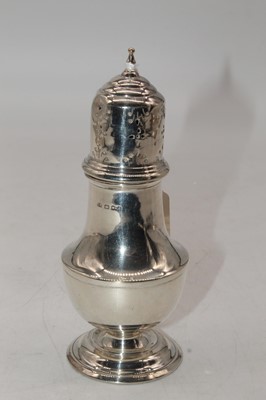 Lot 249 - An Edward VIII silver lighthouse sifter,...
