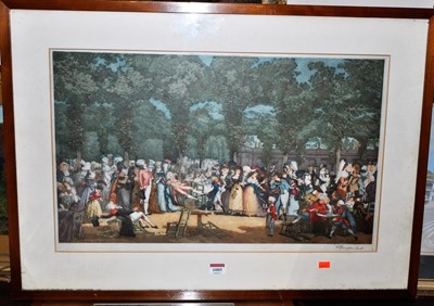Lot 1005 - After PL Debucourt - La Promenade Publique,...