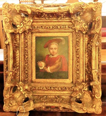 Lot 1046 - After Hans Holbein - Edward VI as a child,...
