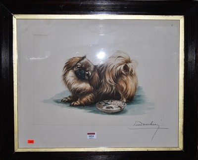 Lot 1024 - Leon Danchin (French, 1887-1938) - Dog is a...