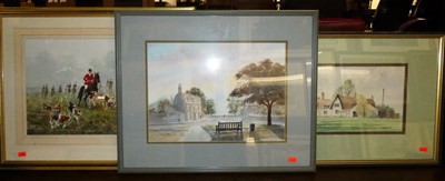 Lot 1052 - H D Hill - Pastoral scene, watercolour, signed...