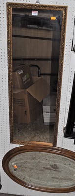 Lot 1166 - A modern floral gilt framed rectangular wall...