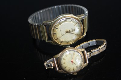 Lot 395 - A 1970's gent's gold plated copy of an Omega...