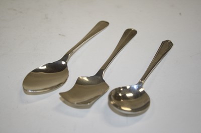 Lot 329 - Three various Elizabeth II silver teaspoons,...