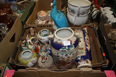 Lot 634 - Three boxes of miscellaneous items, to include...
