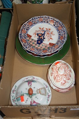 Lot 636 - A late 18th century Chinese export tin-glazed...