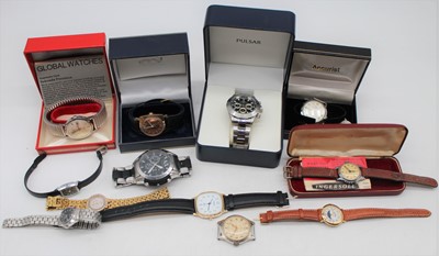 Lot 371 - Mixed wristwatches, to include Sekonda and Pulsar
