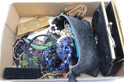 Lot 377 - Various costume jewellery, to include...