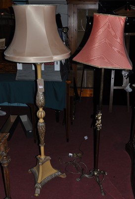Lot 1241 - A cream and silver painted floral decorated...