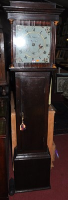 Lot 1245 - An early 19th century provincial longcase...