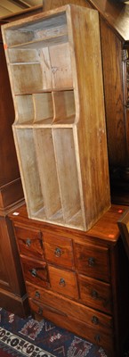 Lot 1265 - A contemporary Eastern hardwood low chest,...