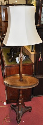 Lot 1285 - A reproduction mahogany and pierced brass...
