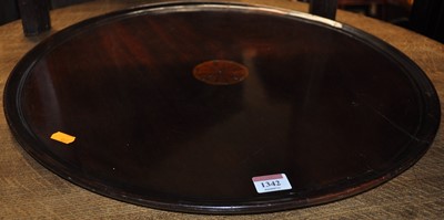 Lot 1342 - A 19th century mahogany and satinwood inlaid...