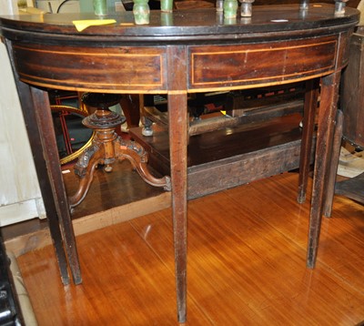 Lot 1350 - An early 19th century mahogany and rosewood...