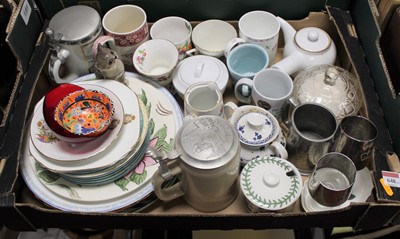 Lot 648 - Four boxes of miscellaneous items to include a...