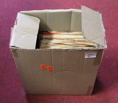 Lot 651 - A box of assorted LPs to include Van Morrison -...