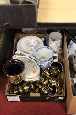 Lot 663 - Two boxes of miscellaneous items to include a...