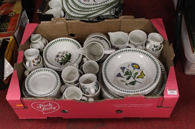 Lot 666 - A Portmeirion part dinner and tea service in...