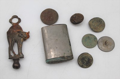 Lot 472 - Various metal detecting finds, to include...