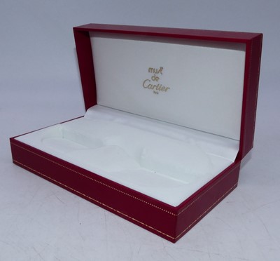 Lot 474 - Two empty Cartier jewellery boxes
