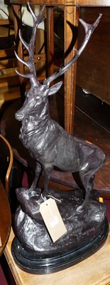 Lot 1398 - After Jules Mogniez - a contemporary bronzed...