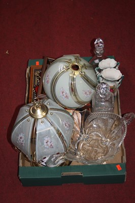 Lot 678 - Two boxes of miscellaneous items to include...