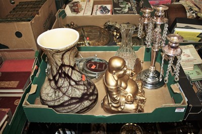 Lot 728 - Two boxes of miscellaneous items, to include...