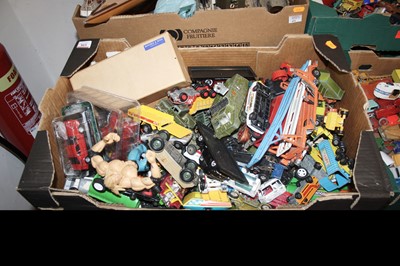 Lot 698 - Two boxes of miscellaneous items to include...