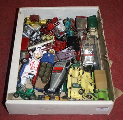 Lot 703 - Two boxes of mixed diecast to include Models...