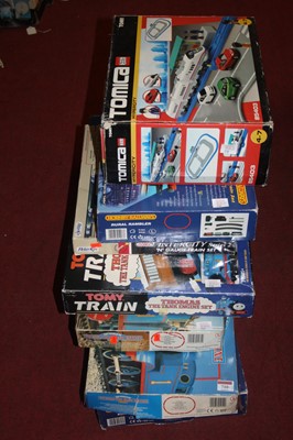 Lot 710 - A Hornby Eurostar boxed railway set, a Thomas...