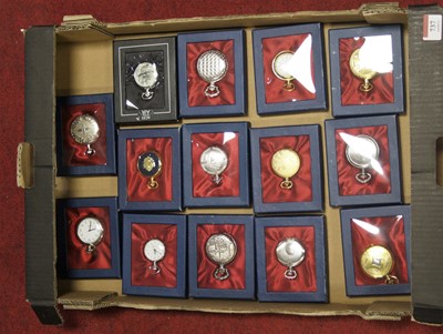 Lot 737 - A collection of modern issue pocket watches,...