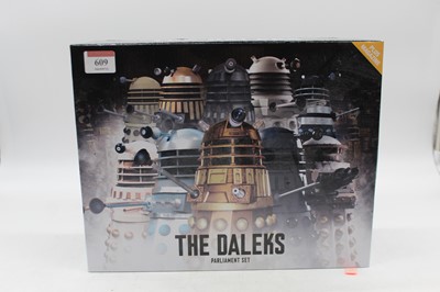 Lot 609 - An Eagle Moss Collections boxed Daleks...