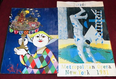 Lot 1080 - A gallery poster for The Metropolitan Opera...