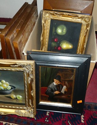Lot 1091 - Assorted pictures and prints, to include pair...