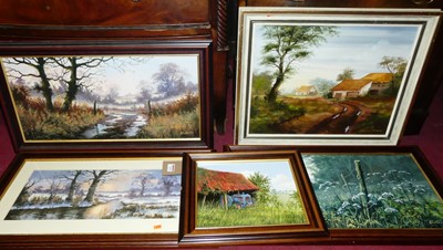 Lot 1098 - Kevin Hugh Curtis (1958-2009) - Old Tractor,...