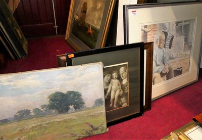 Lot 1106 - John Weston - Billy Bridge, watercolour; one...