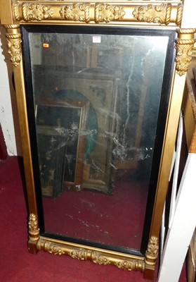 Lot 1107 - A late Victorian gilt composition framed...