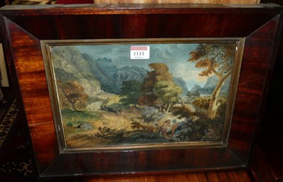 Lot 1111 - Early 19th century school - Huntsman in a...