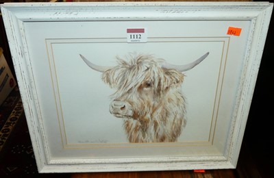 Lot 1112 - Heather Fitz - Dorian, watercolour, signed...