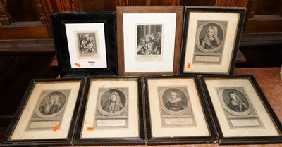 Lot 1122 - After A Schuman - a set of five monochrome...