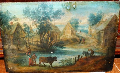 Lot 1131 - 19th century continental school - Figures and...